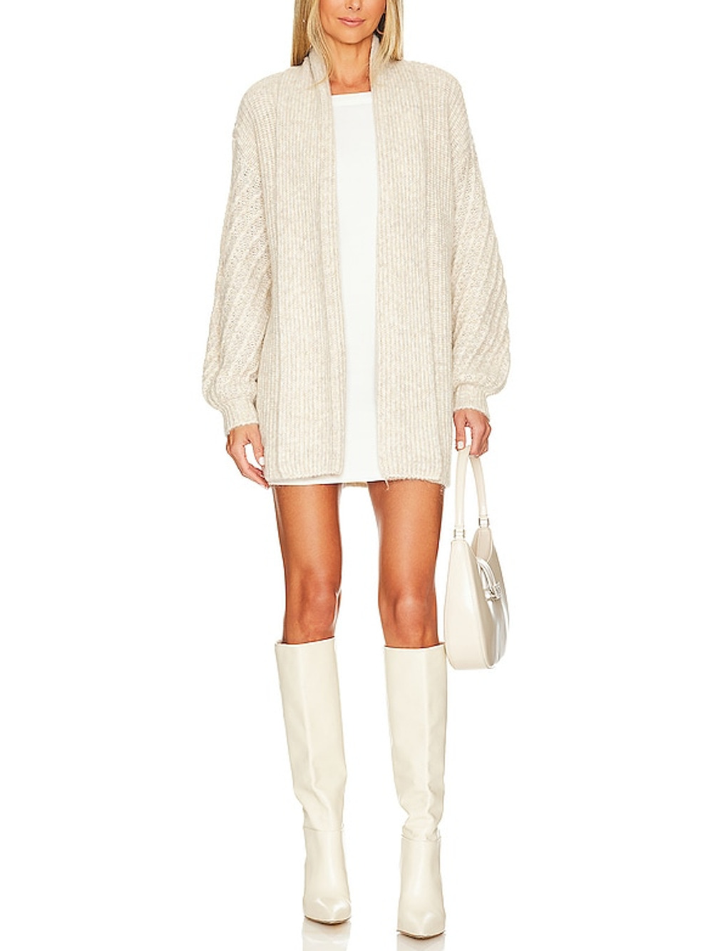 Tularosa Cozy Cream Nalla Cardigan Size S